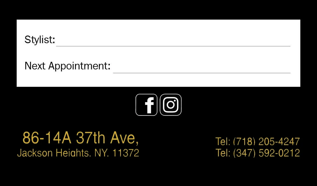 Diseño de Tarjeta de Presentación BC-104 en New York