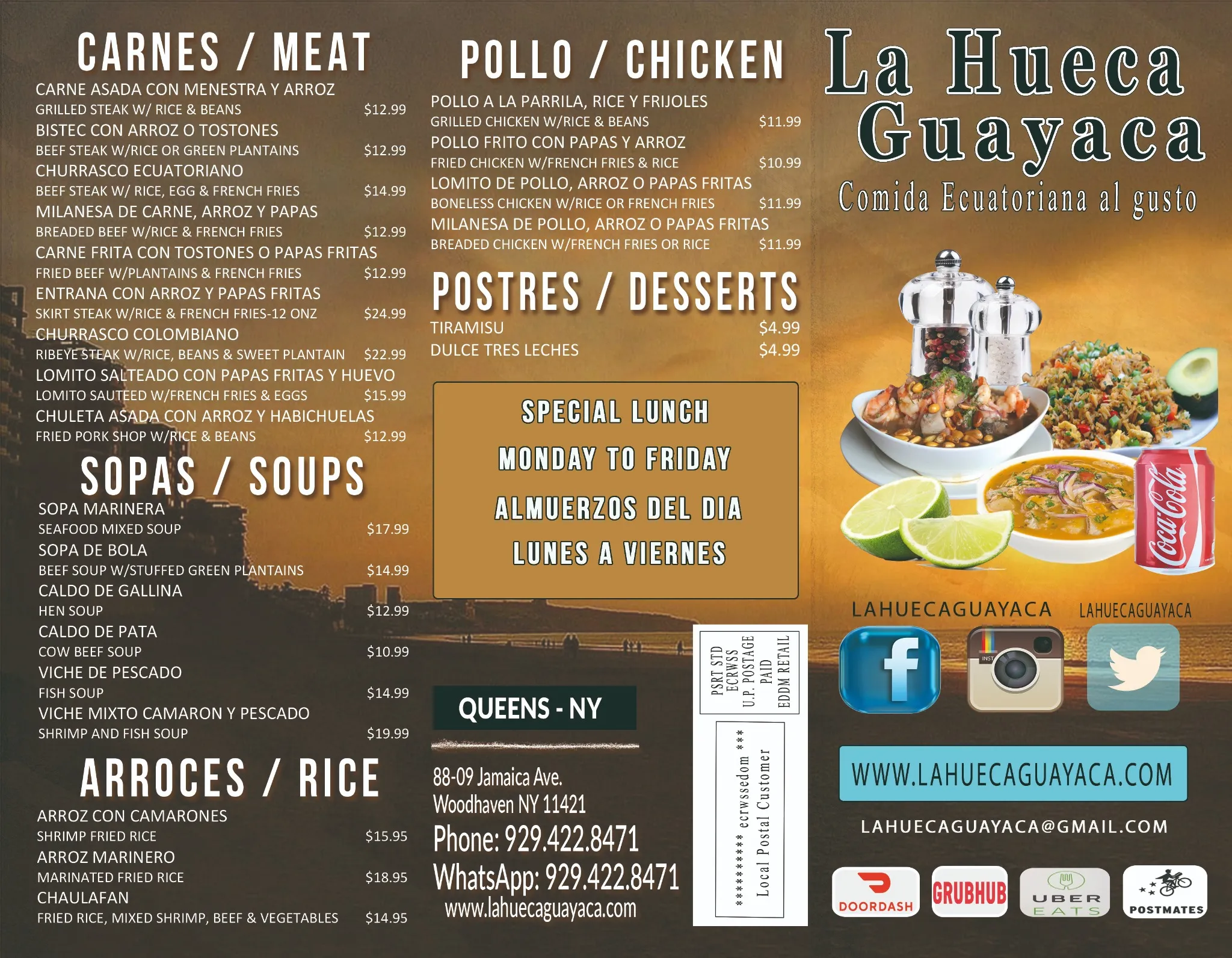 Diseño de Carta de Servicios ME-02 en New York